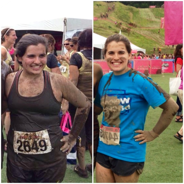 Left: 2013 Mud Run || Right: 2014 Mud Run